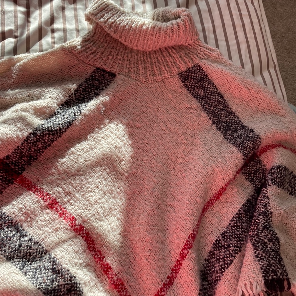 Sweater poncho one size